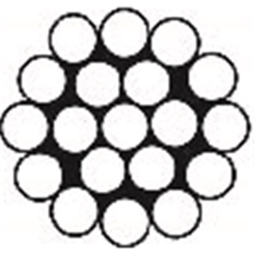 WIRE ROPE STAINLESS 304 3.0MM WIRE (1 X 19)